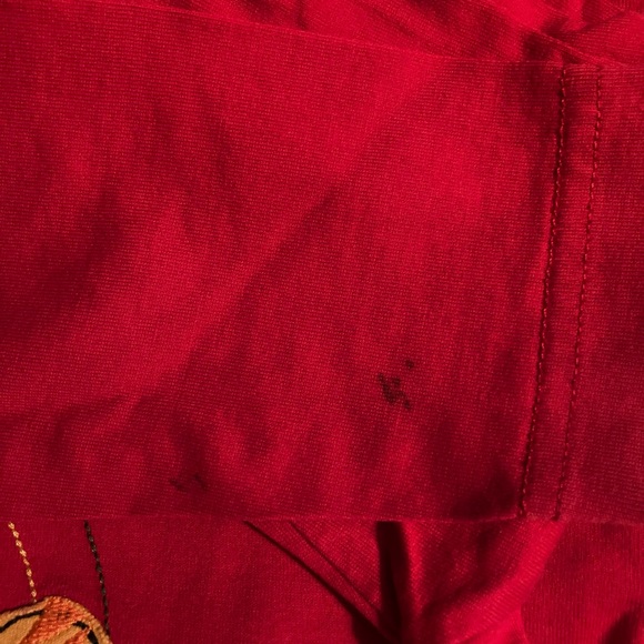 Hanna Andersson Red Long Sleeve Rocket and Planets Tee Size 8 - Picture 7 of 7